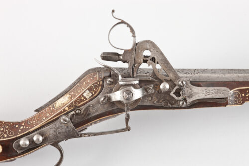 19. Hunting wheel lock gun, so called ‘tesching’