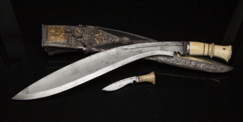 3. Koukri knife with sheath